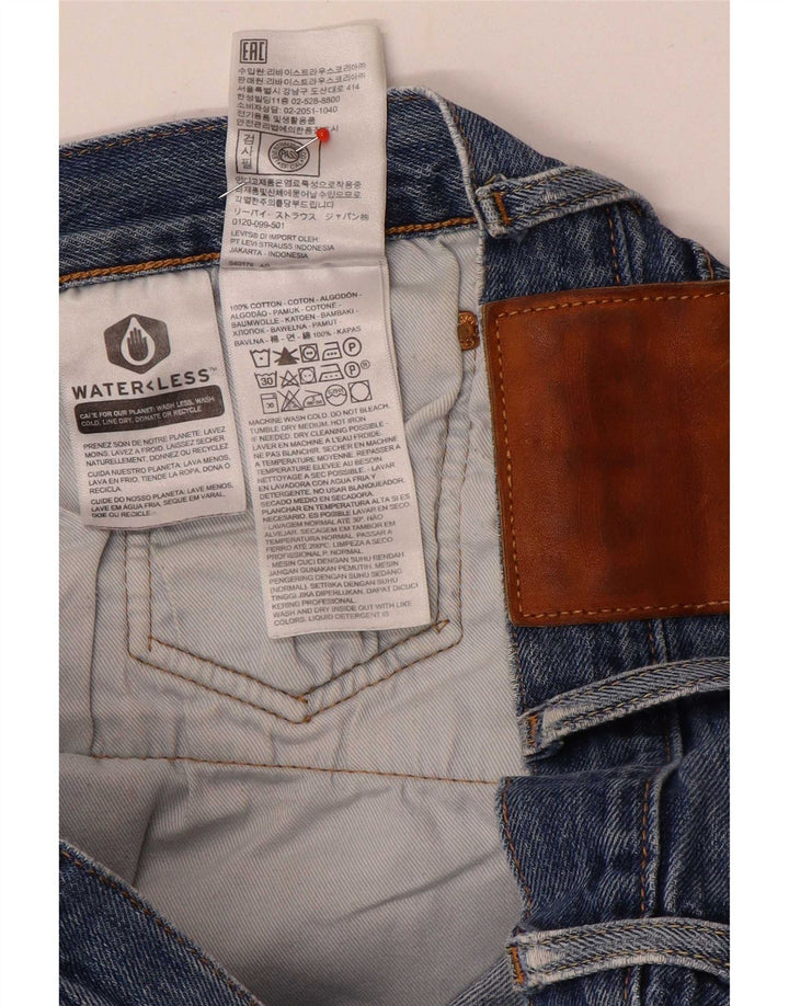 Levi's Straight Jeans til mænd W40 L32 blå bomuld