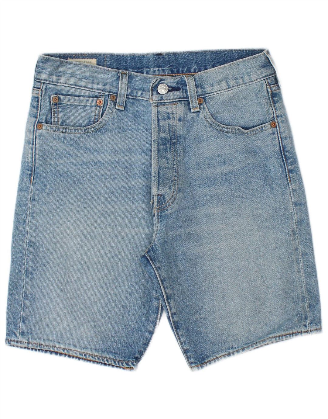 LEVI'S Herre 501 denimshorts W30 Mellemblå bomuld