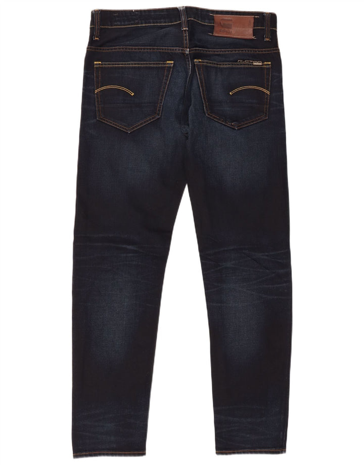 G-Star Herre 3301 Straight Jeans W31 L32 Marineblå Bomuld