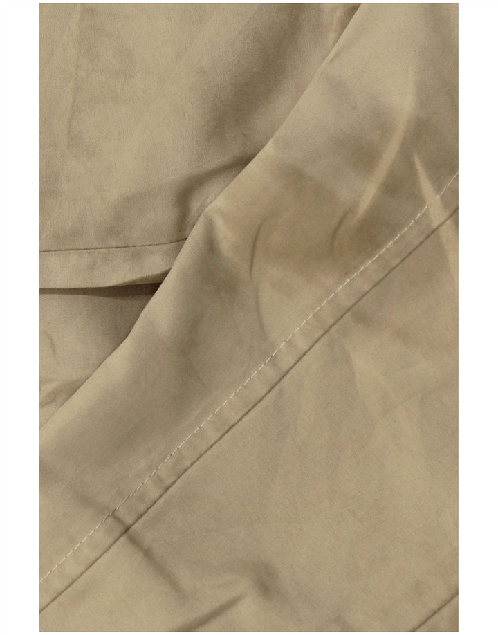 JACK & JONES Mens Bomber Jacket UK 38 Medium Beige Polyester