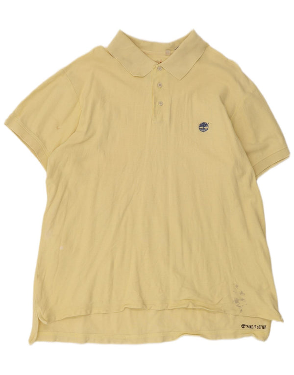 Timberland Polo skjorte til mænd 2XL gul bomuld
