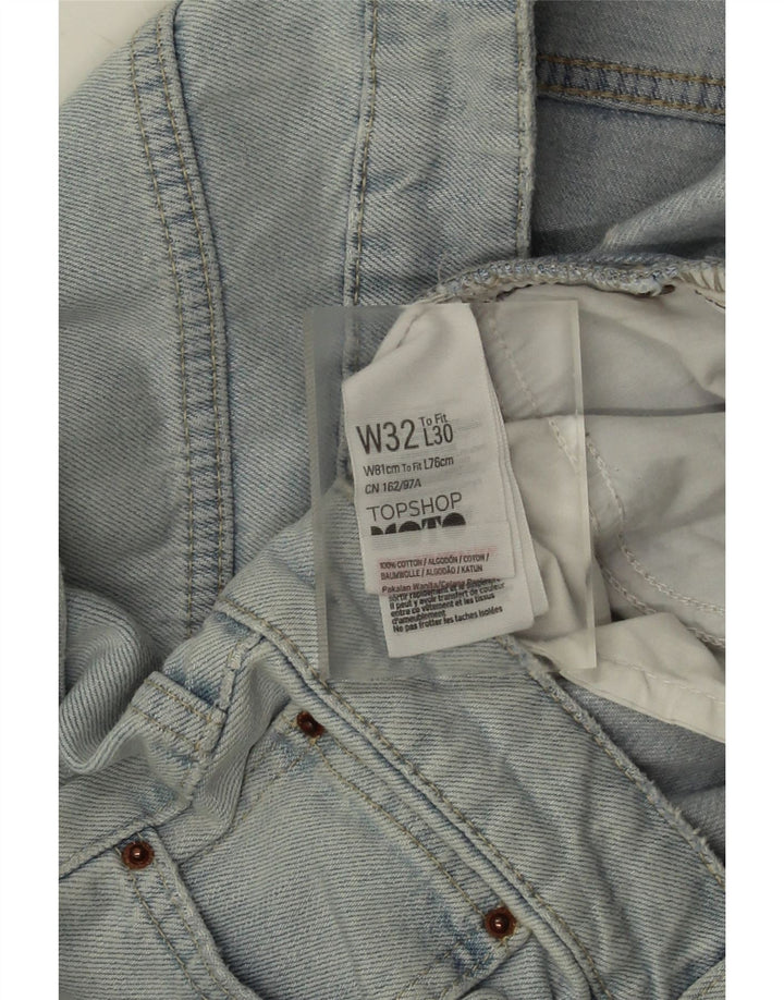 Topshop Dame tilspidsede jeans W32 L26 Blå Bomuld