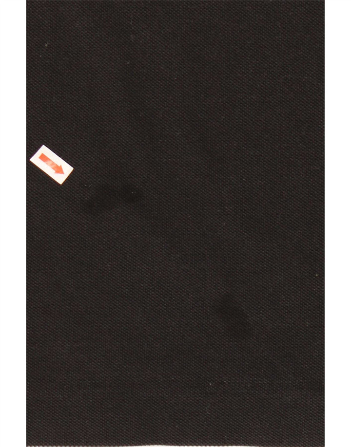 Lacoste Herre Polo Shirt Størrelse 5 Large Sort Bomuld