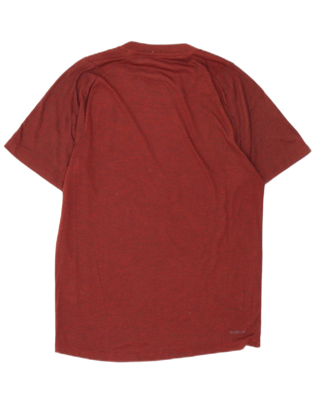 Adidas Herre Climalite T-Shirt Top Lille Brun Flecked