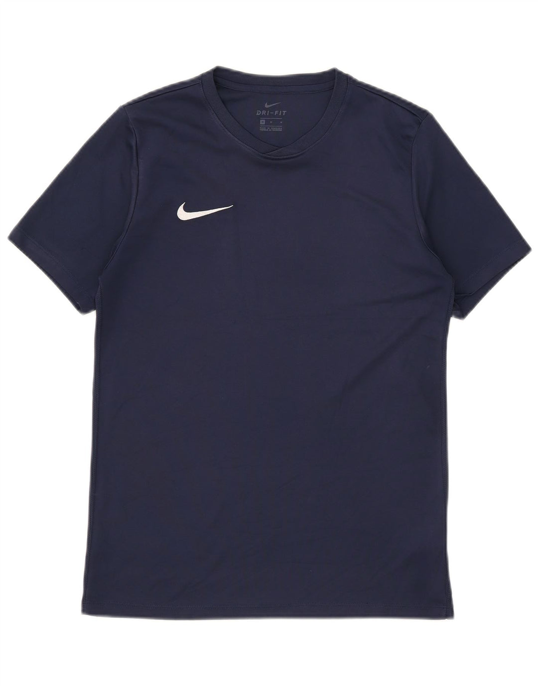 NIKE herre Dri Fit T-shirt top mellem marineblå polyester