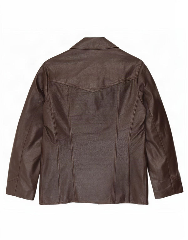 Vintage herre læderjakke UK 36 Small Brown