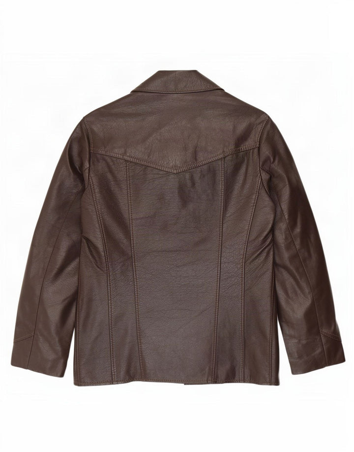 Vintage herre læderjakke UK 36 Small Brown