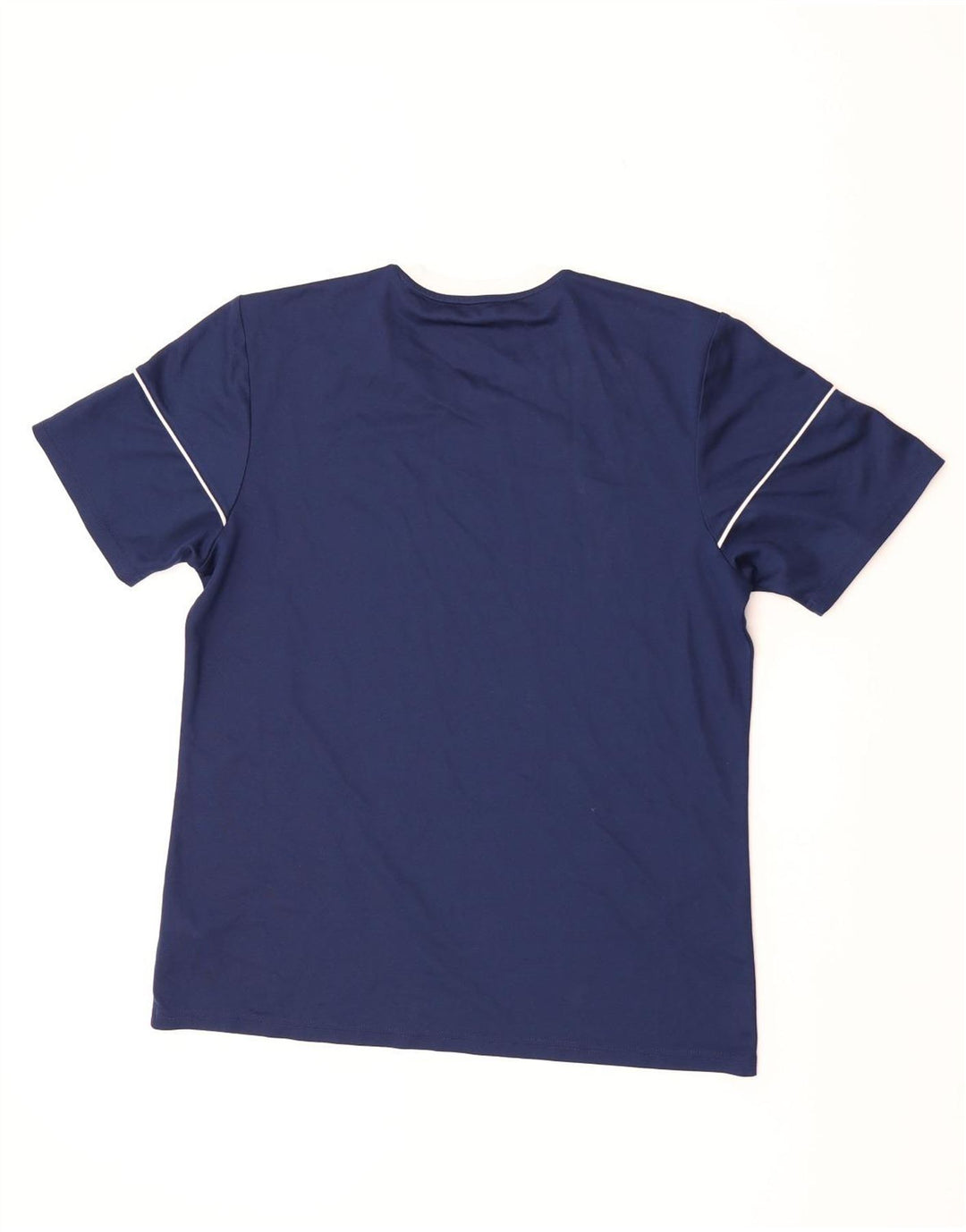 Adidas Herre Climalite T-Shirt Top Stor Marineblå Colourblock Polyester