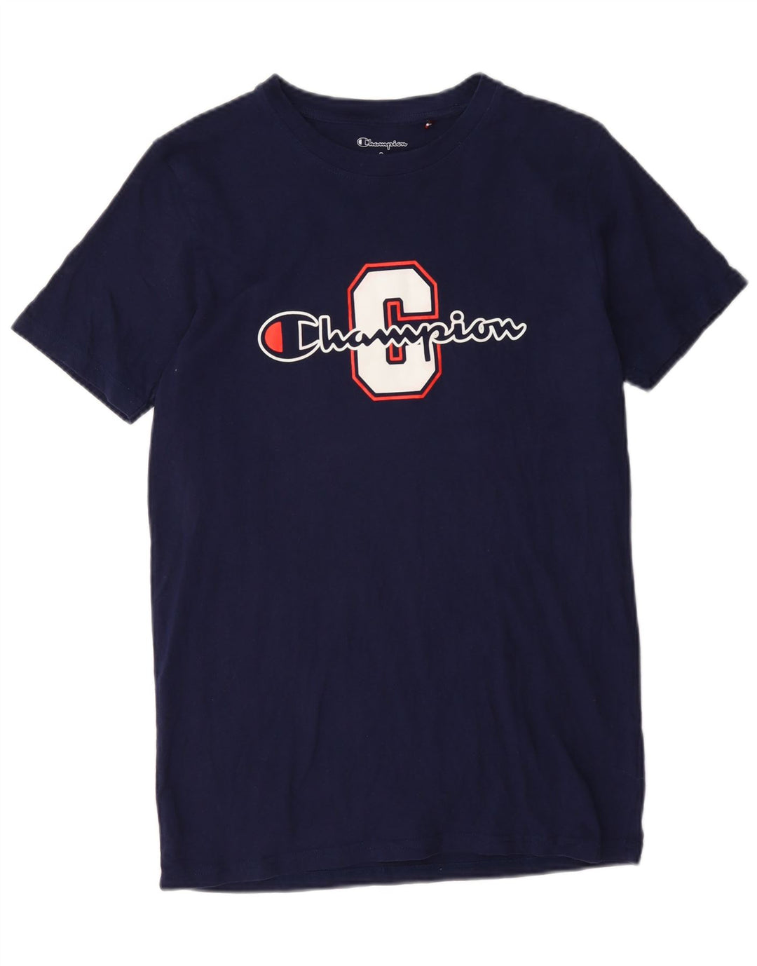 Champion Herre grafisk T-shirt top lille marineblå bomuld