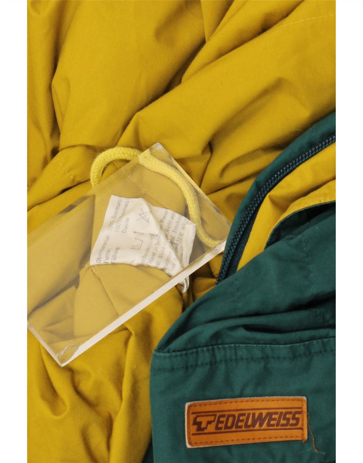 EDELWEISS Herre hættepolstret jakke UK 42 XL Grøn