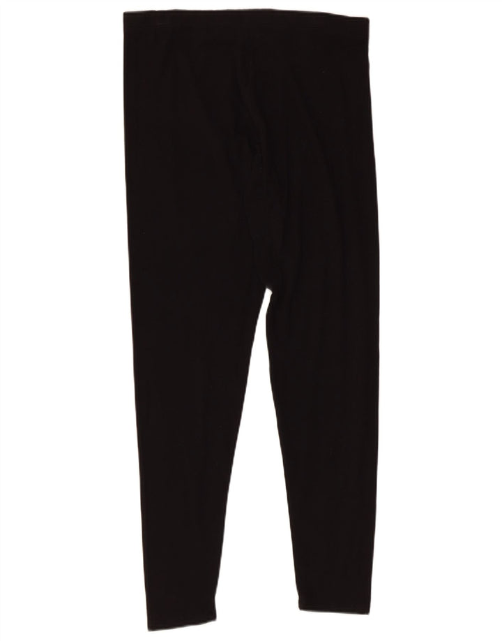 Fat Face Dame Leggings UK 14 Medium Sort Bomuld