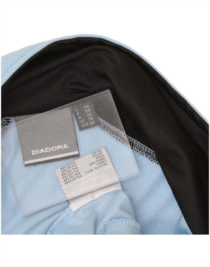 DIADORA Træningsdragt til mænd Topjakke UK 38 Medium Blue Colourblock Polyester