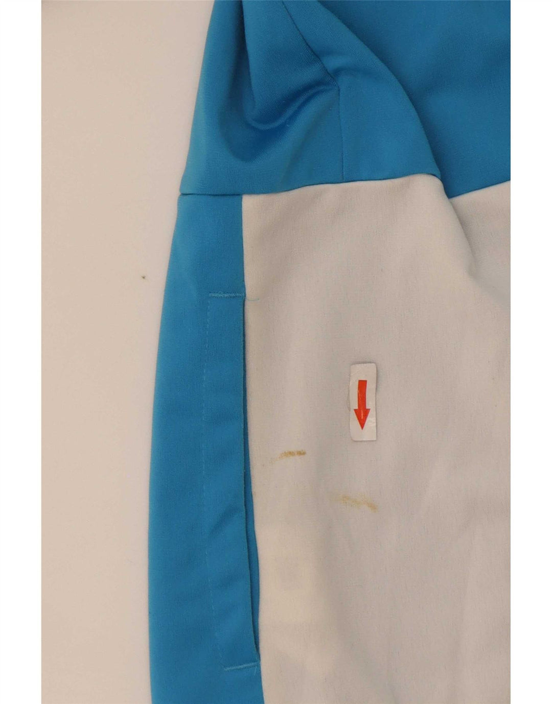 Adidas træningsdragt topjakke til kvinder UK 12/14 Medium Blue Colourblock