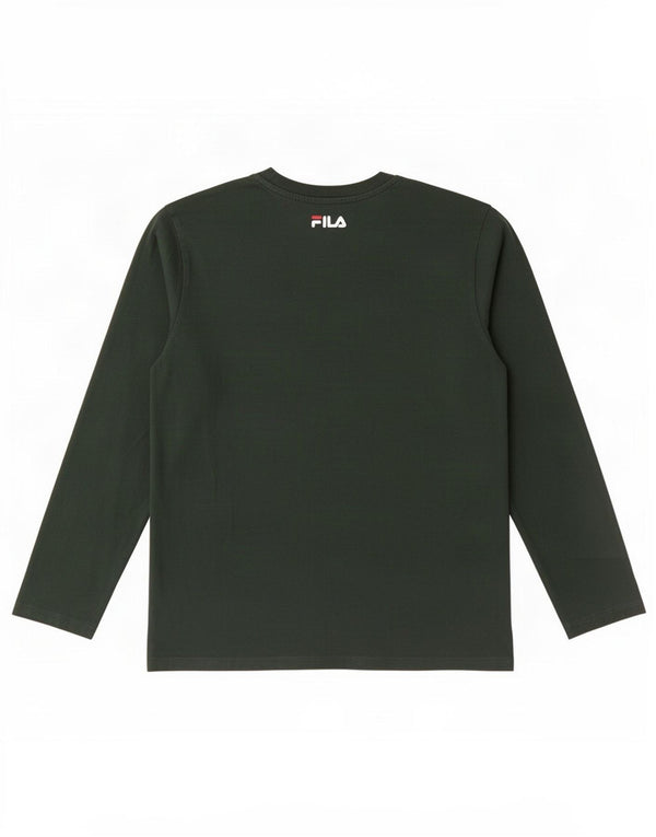 Fila Herre Top Langærmet 2XL Grøn Bomuld
