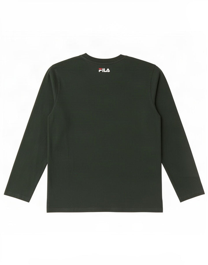 Fila Herre Top Langærmet 2XL Grøn Bomuld