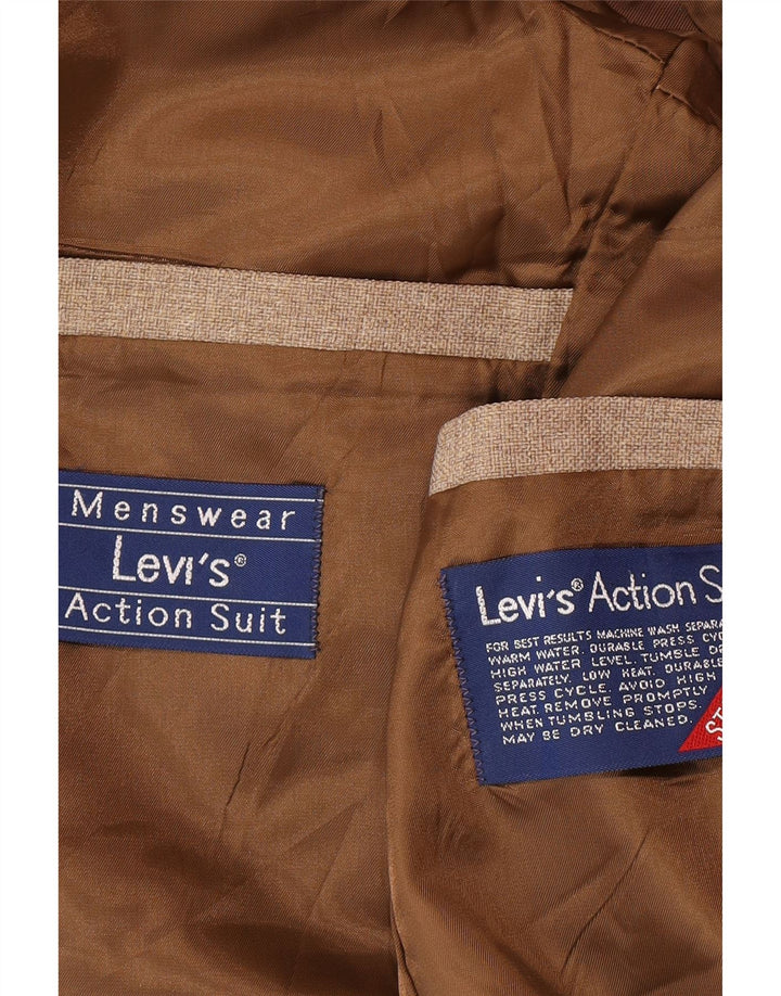 Levi's Herre 2-knaps blazerjakke UK 40 Large Beige