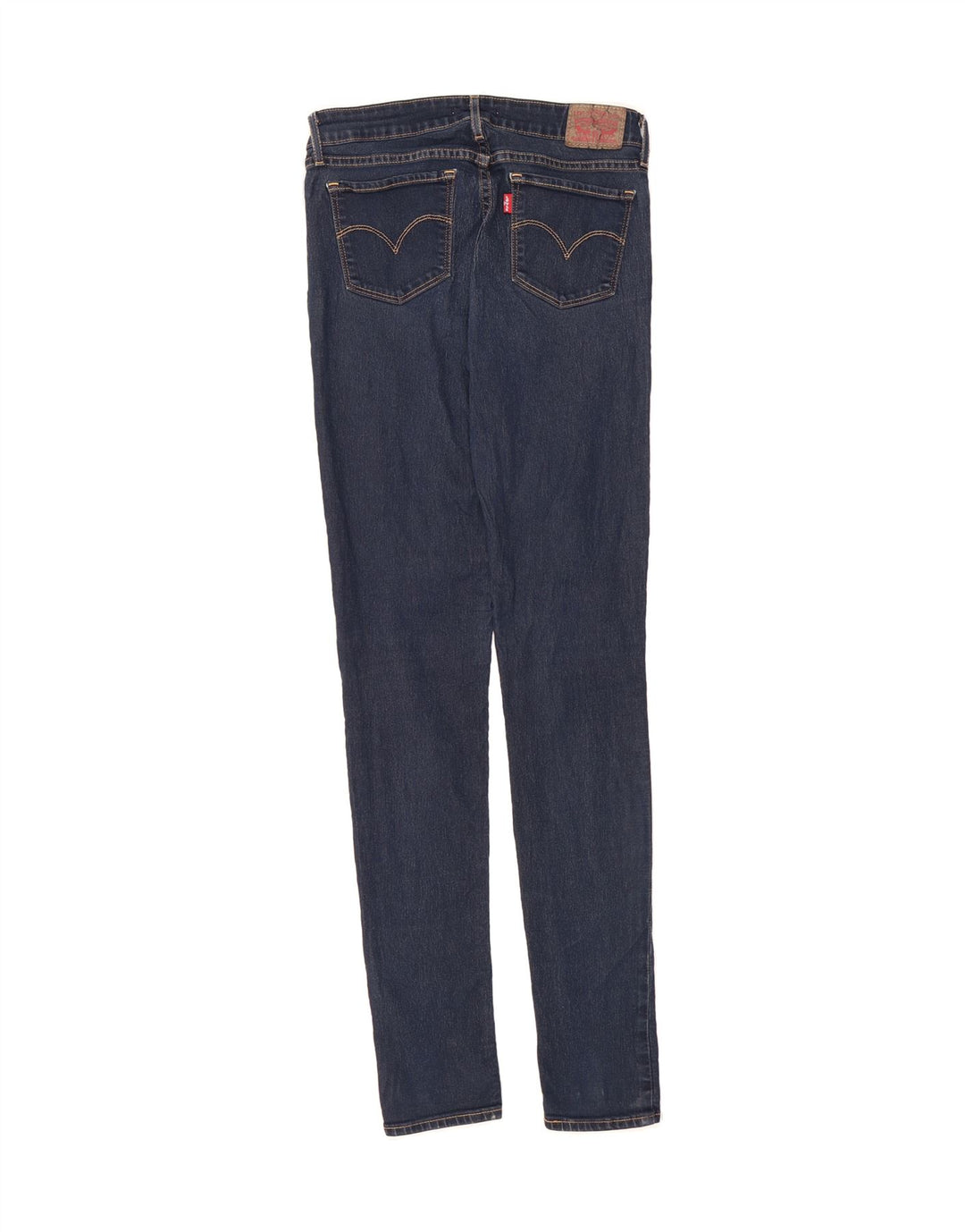 LEVI'S Womens Skinny Jeans W27 L34  Navy Blue Cotton Vintage Levi's and Second-Hand Levi's from Messina Hembry 