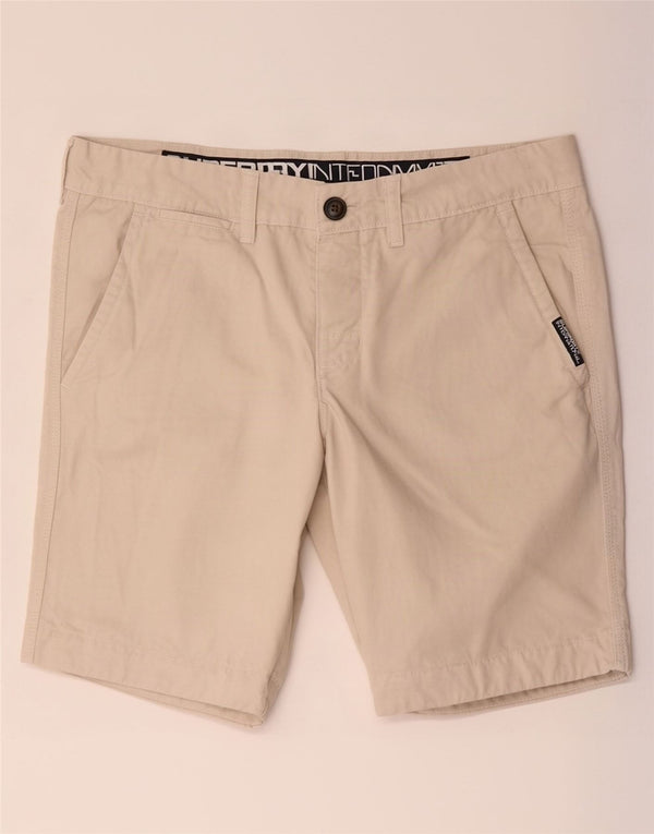 Superdry Chino Shorts til mænd Medium W34 Beige Bomuld