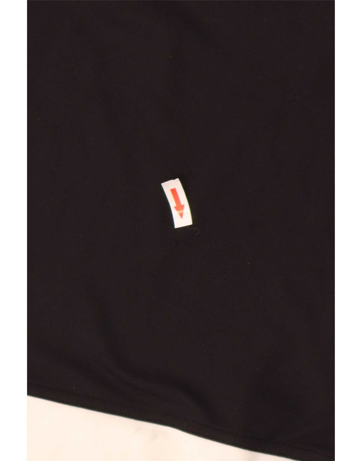 Adidas Herre Climalite T-Shirt Top Medium Sort Polyester