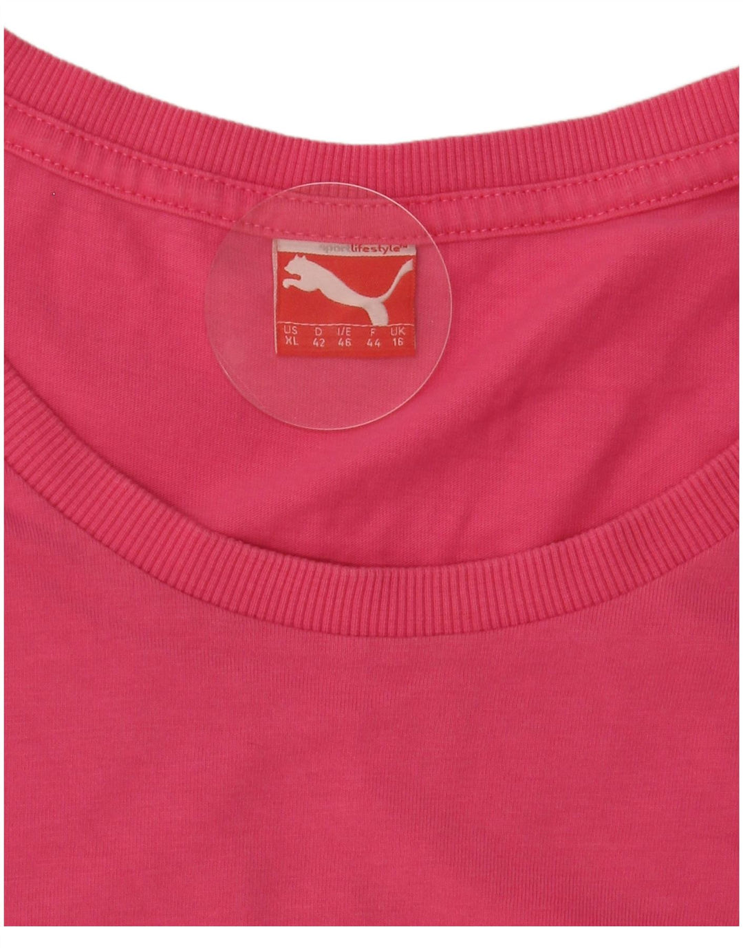 Puma Dame T-Shirt Top UK 16 Large Pink
