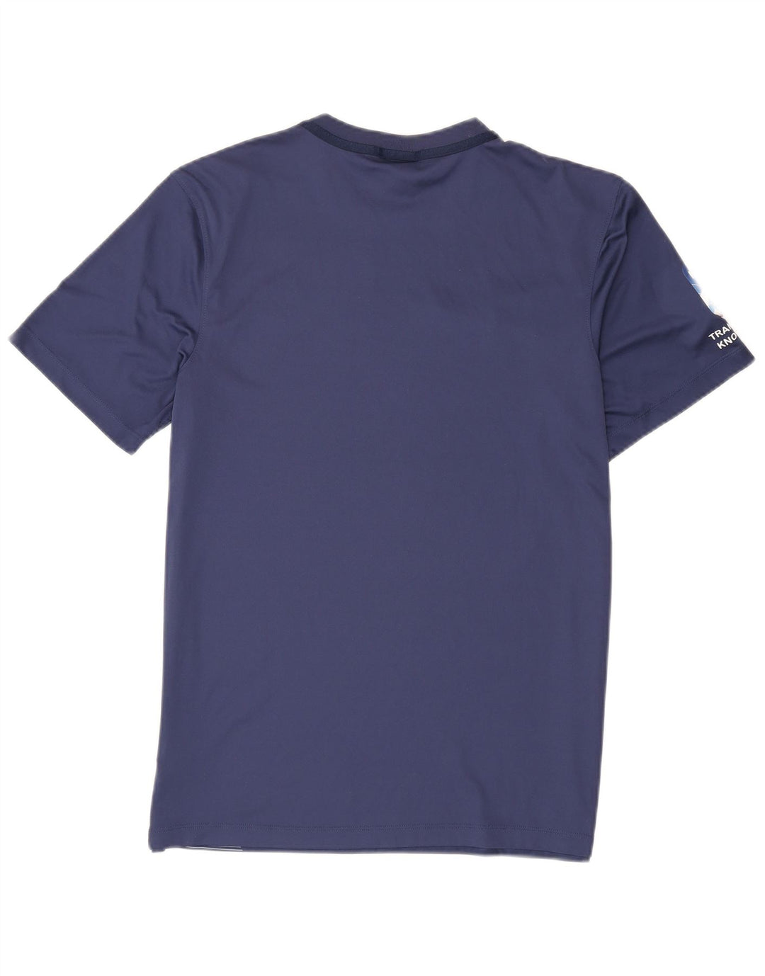 Nike Herre Dri Fit grafisk T-shirt Top Medium Navy Blue Colourblock