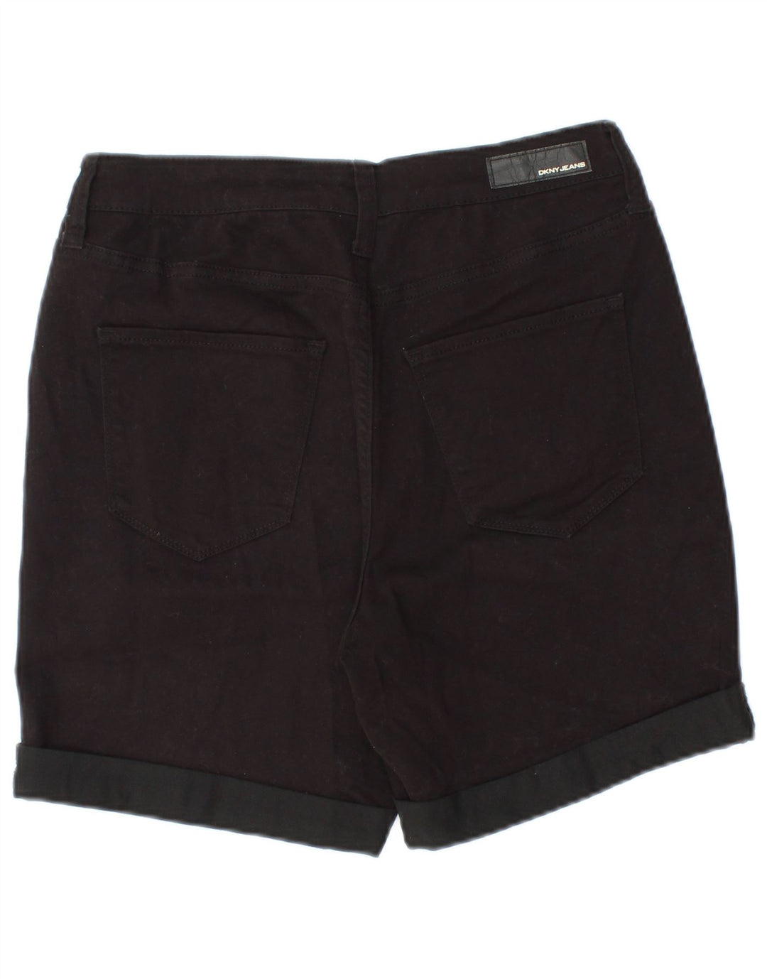 Dkny Dame Denim Shorts US 6 Medium W28 Sort Bomuld