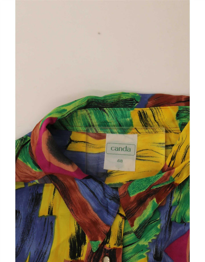 Canda Grafisk skjortebluse til kvinder EU 48 2XL Flerfarvet Patchwork
