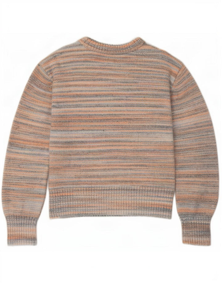 Marks & Spencer Dame Boat Neck Jumper Sweater UK 14 Medium Flerfarvet