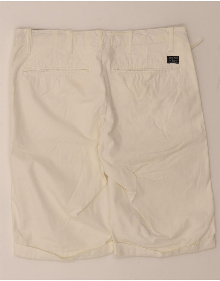 WOOLRICH Mens Casual Shorts W33 Large White Cotton Vintage Woolrich and Second-Hand Woolrich from Messina Hembry 