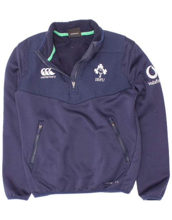 Canterbury Boys IRFU Graphic Sweatshirt Jumper 9-10 år Navy Blue