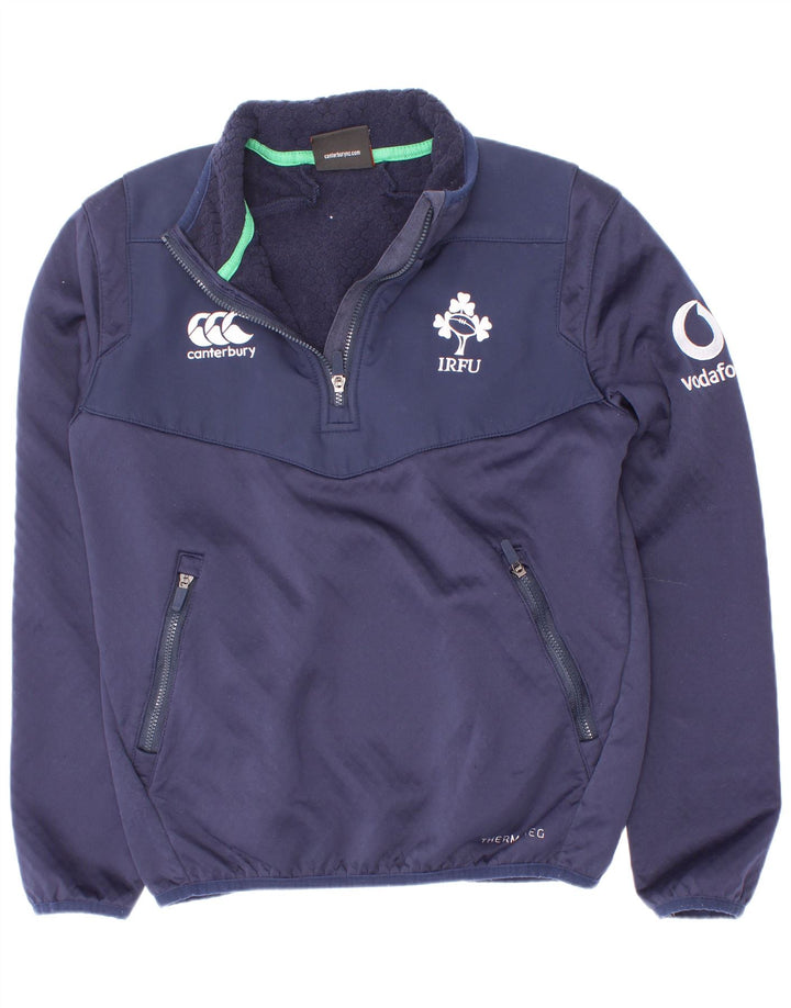 Canterbury Boys IRFU Graphic Sweatshirt Jumper 9-10 år Navy Blue