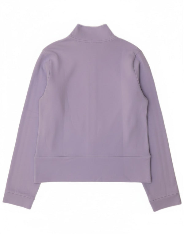 Adidas træningsdragt topjakke til kvinder UK 12 Medium Lilla Bomuld