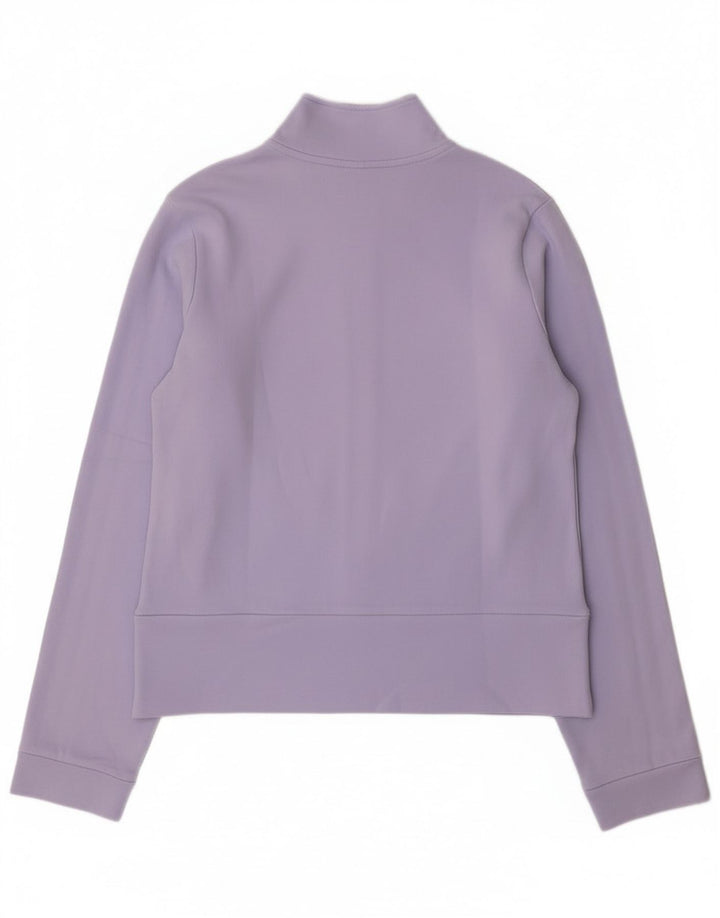 Adidas træningsdragt topjakke til kvinder UK 12 Medium Lilla Bomuld