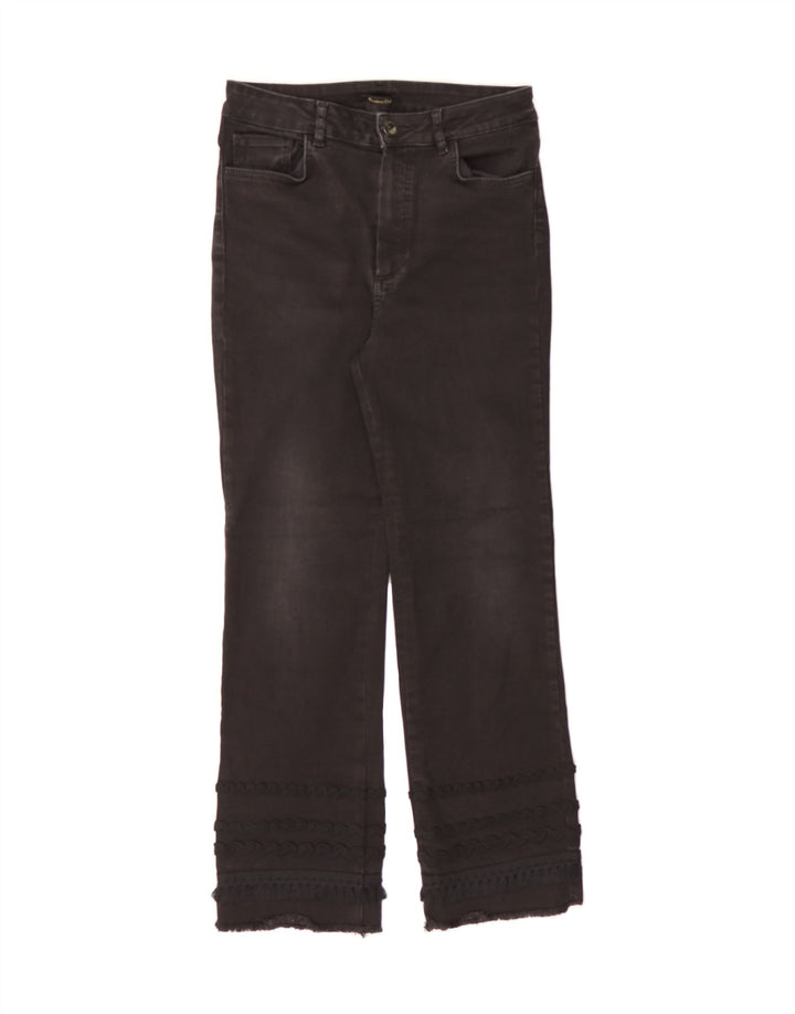 MASSIMO DUTTI Womens Straight Jeans EU 36 XS W28 L27 Black Vintage Massimo Dutti and Second-Hand Massimo Dutti from Messina Hembry 