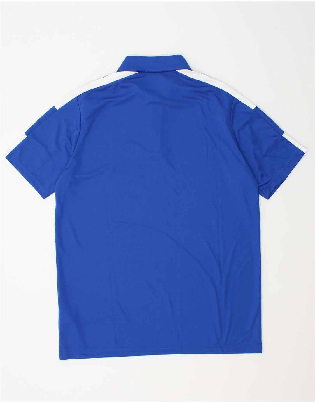 Adidas Herre Aeroready Grafisk Polo Shirt Medium Blue Polyester