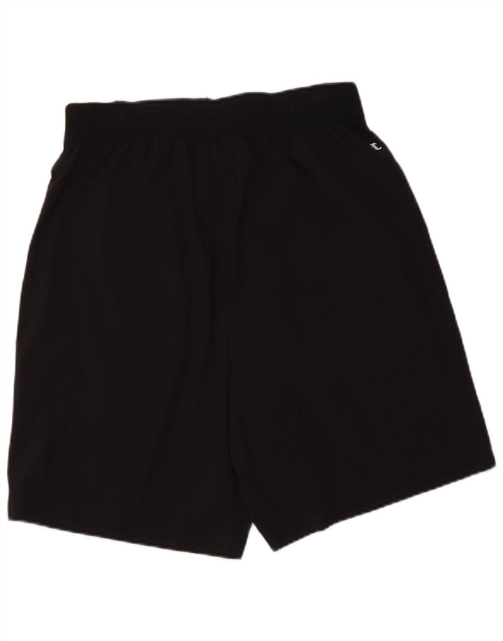 Champion Womens Sports Shorts UK 12 Medium Black Polyester