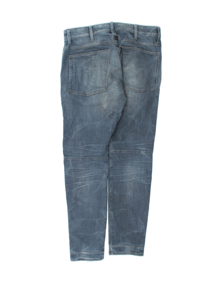 G-STAR Mens Slim Jeans W33 L32 Blue Polyester Vintage G-Star and Second-Hand G-Star from Messina Hembry 