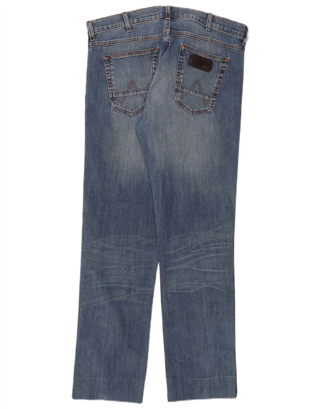 Wrangler Straight Jeans til mænd W38 L32 Blå