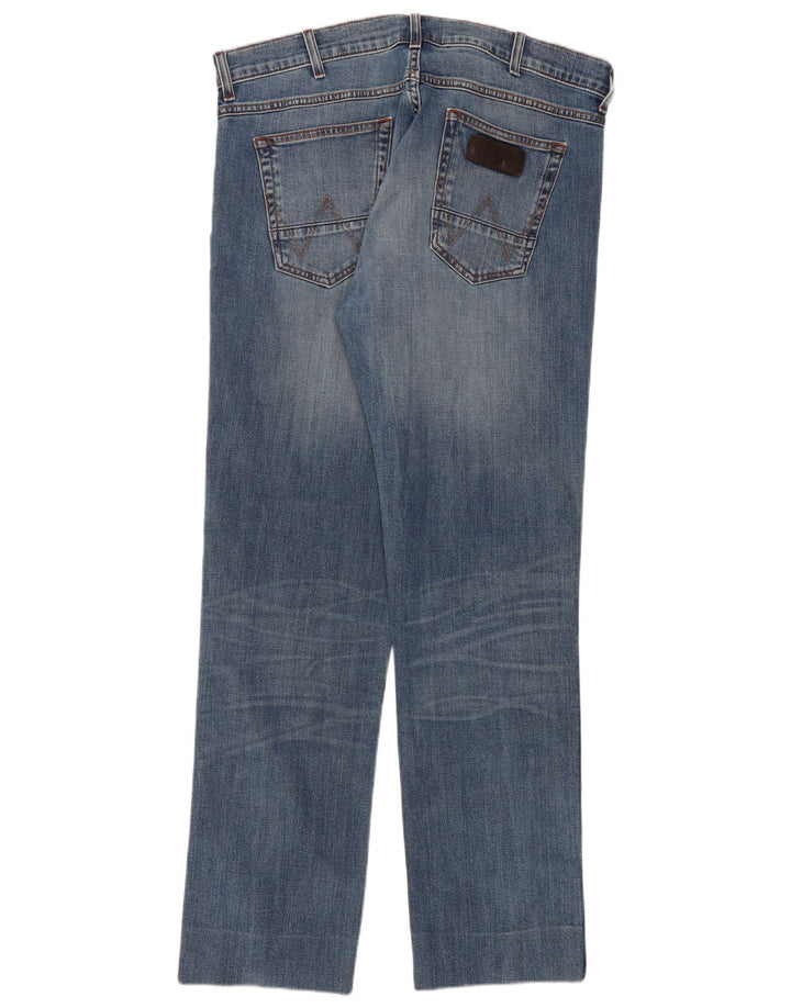 Wrangler Straight Jeans til mænd W38 L32 Blå