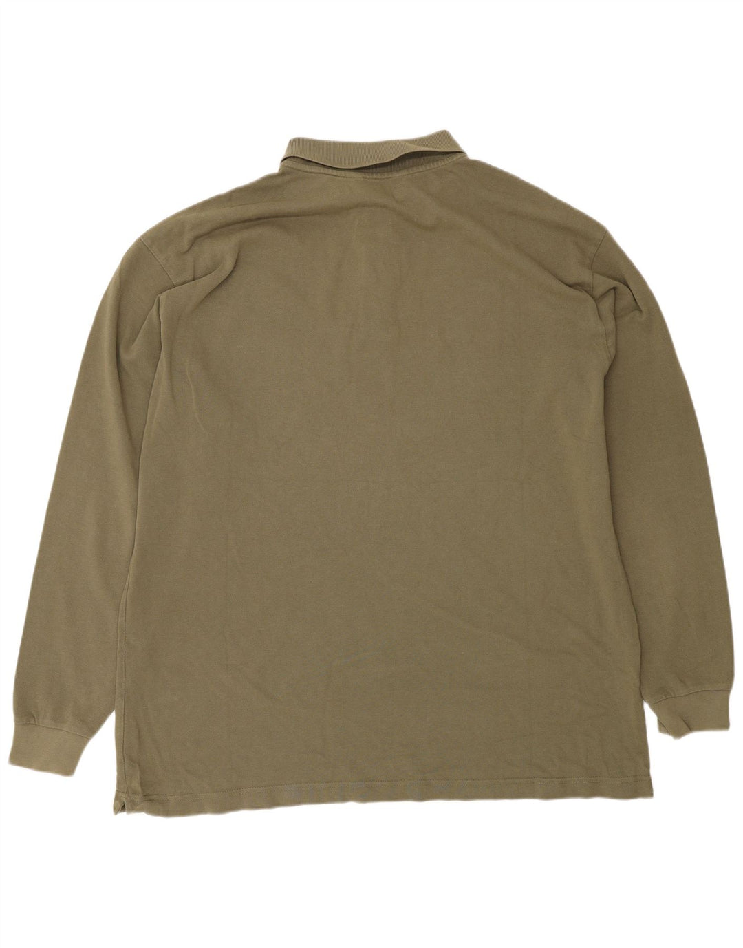 Kappa Langærmet Polo Shirt til mænd 2XL Khaki Bomuld