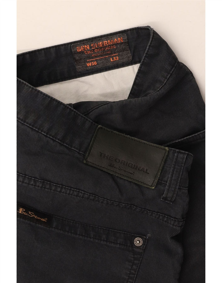 BEN SHERMAN Straight Casual bukser til mænd W36 L32 Grå