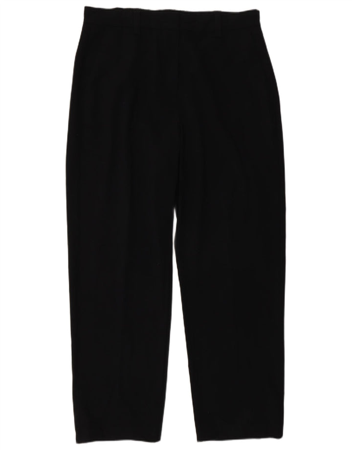 Marks & Spencer bukser med almindelig jakkesæt til kvinder UK 14 Medium W32 L29 Sort