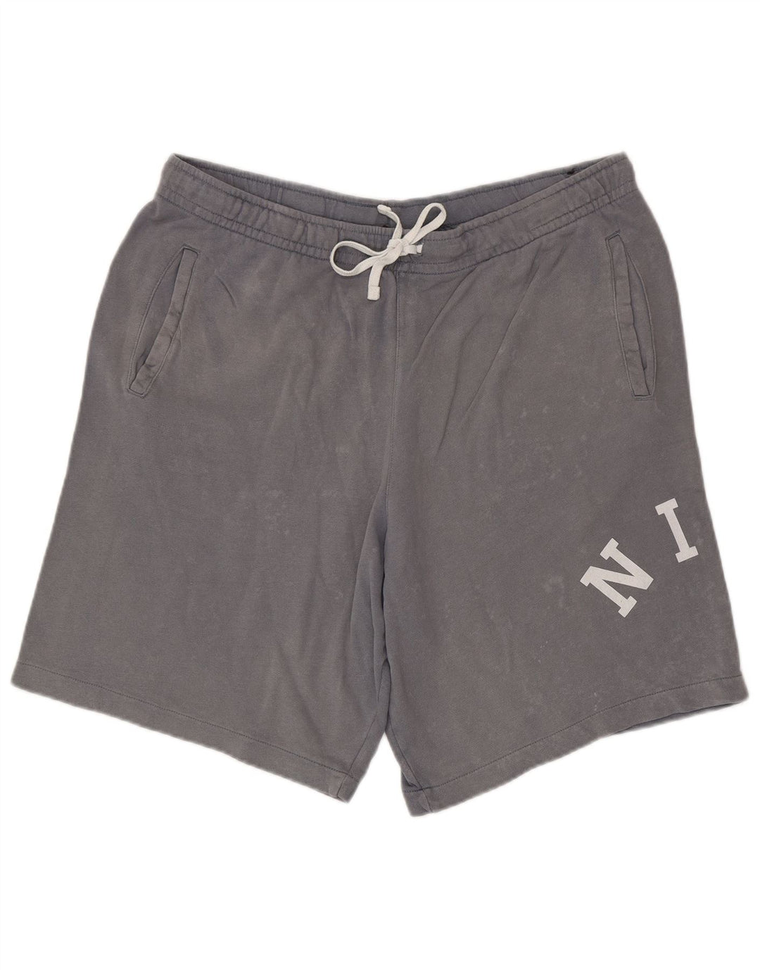 Nike herre grafiske sportsshorts XL grå bomuld