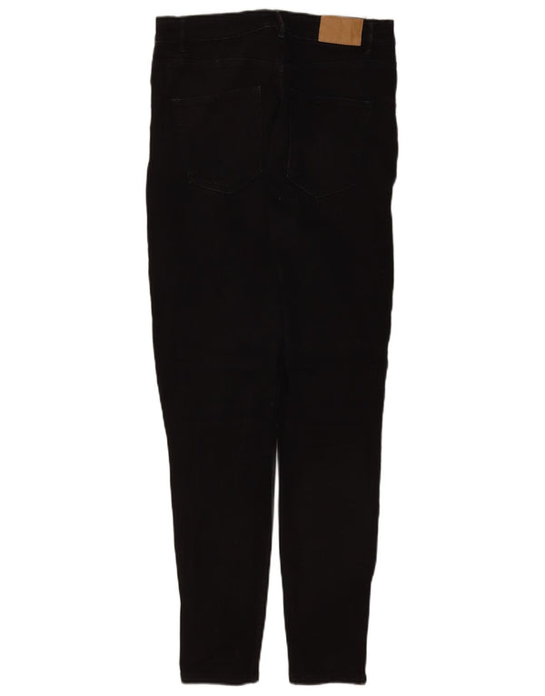 Zara Dame Skinny Jeans EU 42 Large W32 L28 Sort Bomuld
