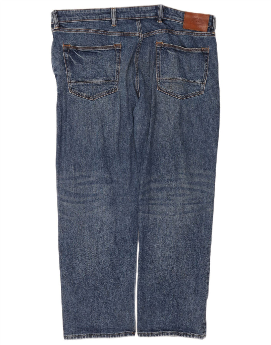 Marks & Spencer Straight Jeans til mænd W38 L29 Blå bomuld