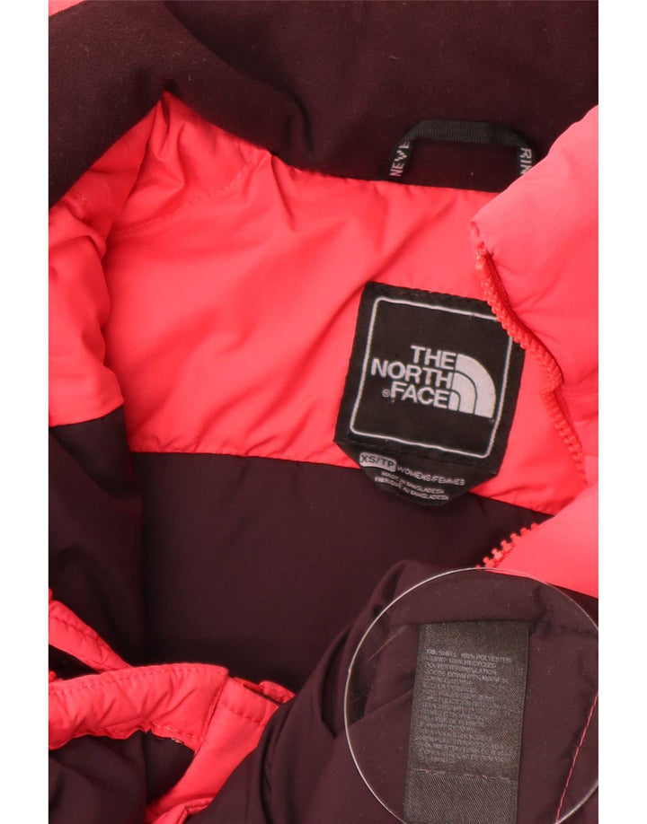 The North Face Womens Oversized Polstret Gilet UK 6 XS Pink Polyester