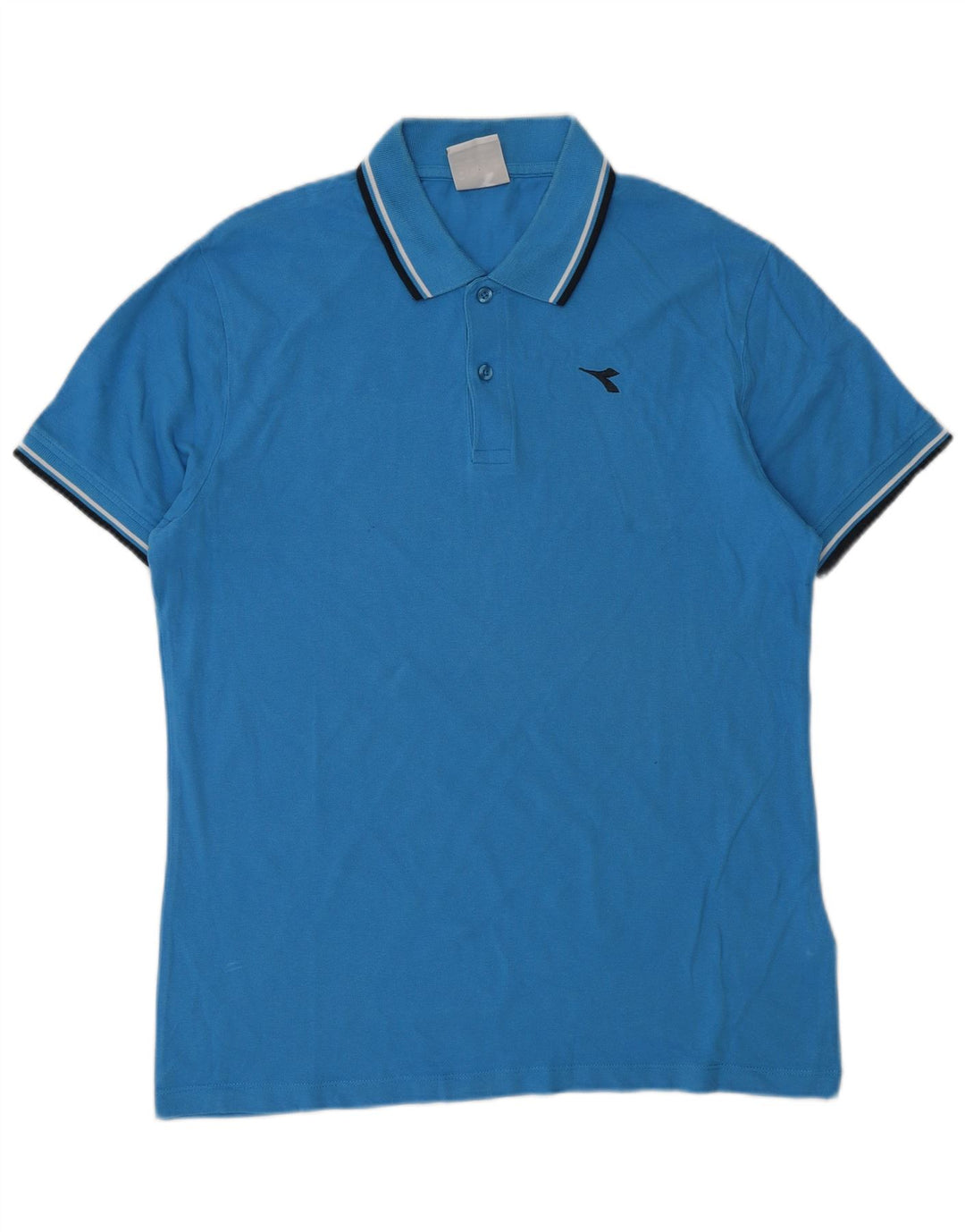Diadora herre poloshirt Medium blå bomuld
