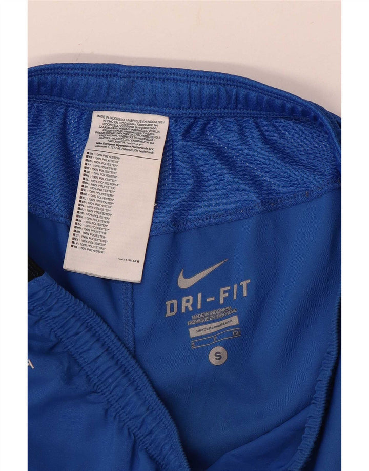 Nike Herre Dri Fit Sportshorts Små Blå Colourblock Polyester