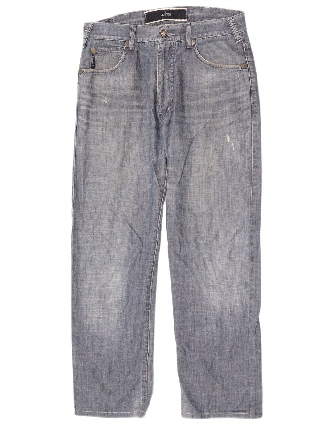 Armani Straight Jeans til mænd W31 L28 Blå
