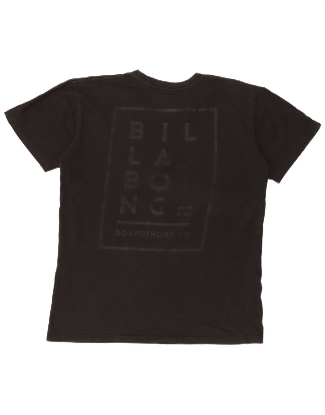 Billabong Herre Regular Fit Grafisk T-shirt Top Medium Sort Bomuld